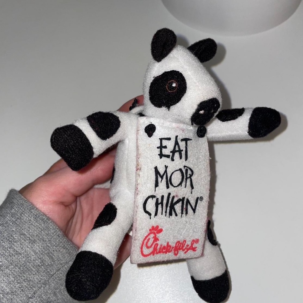 RARE Chick-fil-A cow plush toy #kidcore